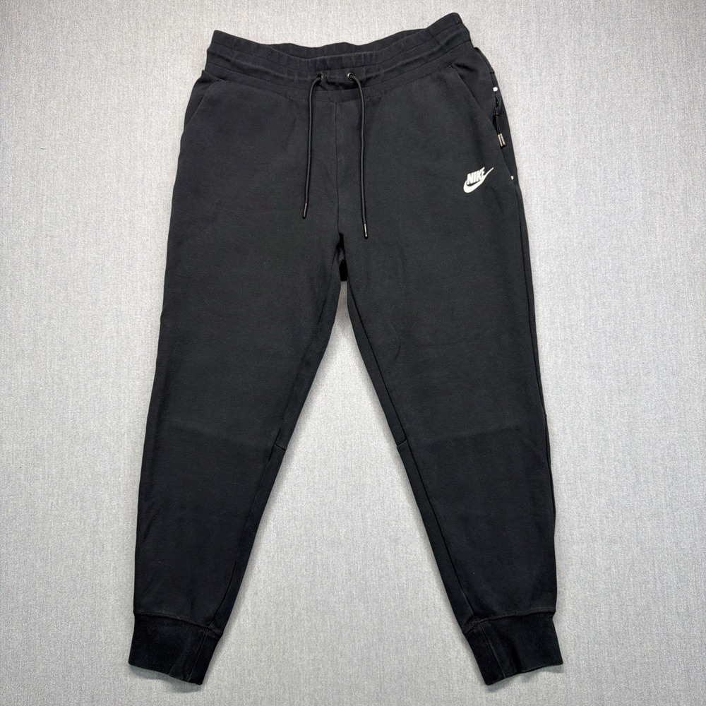 Nike Tech Fleece Jogger‎ Sweatpant Women's Medium Black Logo Sportswear BV3472